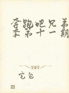 奔跑吧兄弟第七季第十一期