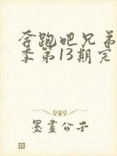 奔跑吧兄弟第三季第13期完整版免费