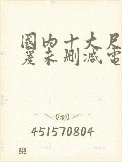 国内十大尺度做爰未删减电影