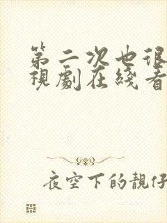 第二次也很美电视剧在线看