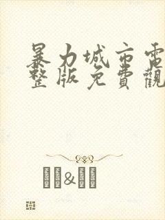 暴力城市电影完整版免费观看高清