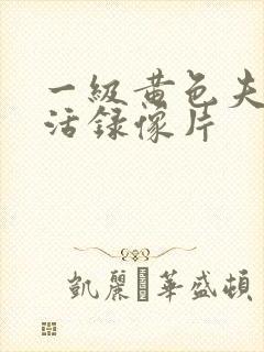 一级黄色夫妻生活录像片