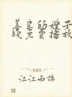 善良的嫂子9在线免费播放封面