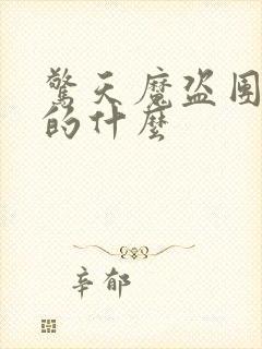 惊天魔盗团3讲的什么封面