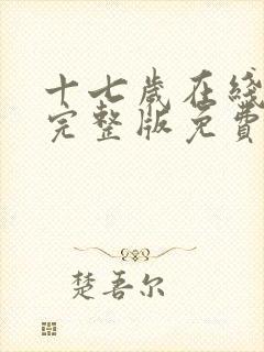 十七岁在线观看完整版免费高清