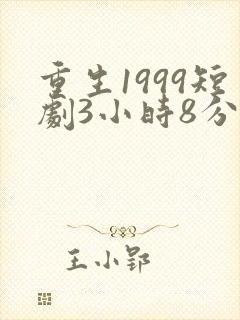 重生1999短剧3小时8分钟在线观看封面