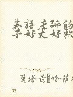 英语老师的小兔子好大好软水