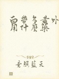 白带多黄外阴痒用什么药