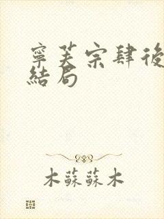 宁芙宗肆后续大结局