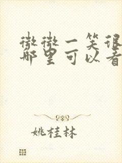 微微一笑很倾城哪里可以看