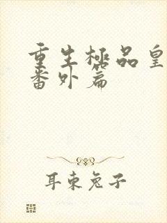 重生极品皇子妃番外篇