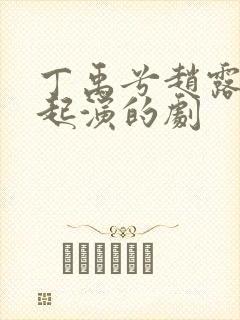 丁禹兮赵露思一起演的剧