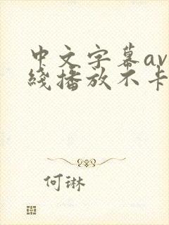 中文字幕av在线播放不卡