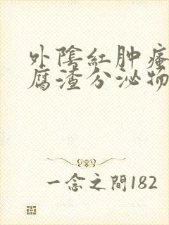 外阴红肿瘙痒豆腐渣分泌物