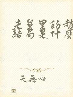 老舅里的赵海龙结局是什么