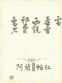 东邪西毒电视剧免费观看封面