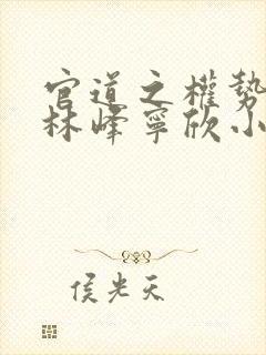 官道之权势滔天林峰宁欣小说封面