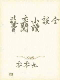 苏奕小说全文免费阅读