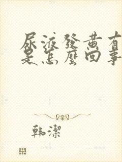 尿液发黄有味道是怎么回事女性