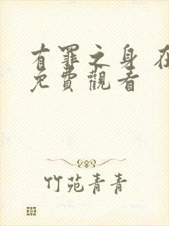 有罪之身 在线免费观看