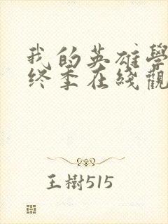 我的英雄学院最终季在线观看全集免费播放