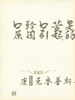 口干口苦是什么原因引起的怎么治