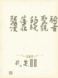 堕落的圣骑士动漫在线观看封面