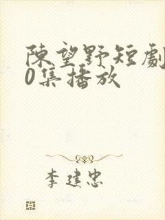 陈望野短剧第90集播放