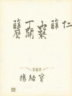 薛丁山薛仁贵什么关系