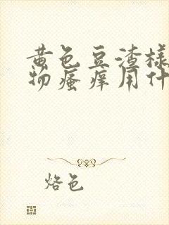 黄色豆渣样分泌物瘙痒用什么药