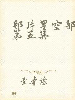 那片星空那片海第五集封面