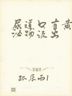 尿道口有黄色分泌物流出