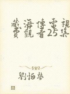 藏海传电视剧免费观看25集