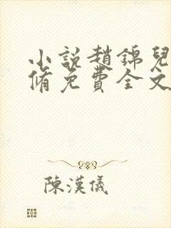 小说赵锦儿秦慕修免费全文阅读