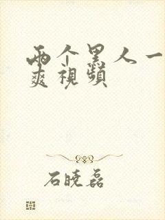 两个黑人一起操爽视频