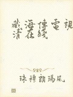 藏海传电视剧高清在线