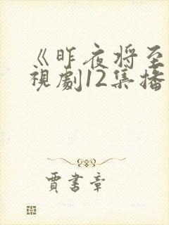 《昨夜将至》电视剧12集播放免费观看