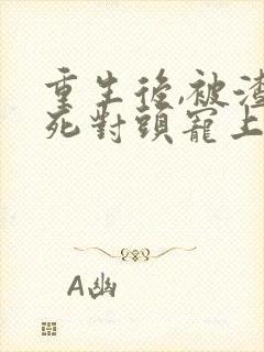 重生后,被渣男死对头宠上天全集