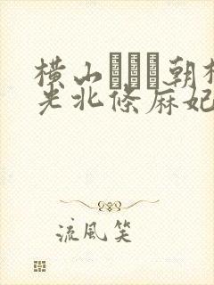横山みれい朝桐光北条麻妃封面