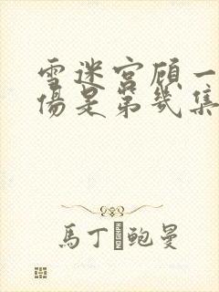 雪迷宫顾一燃受伤是第几集封面