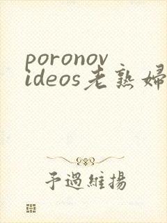 poronovideos老熟妇2