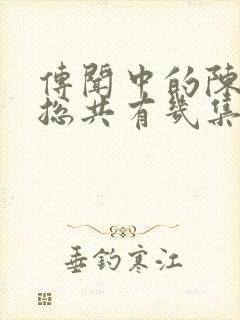 传闻中的陈芊芊总共有几集