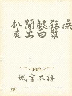 扒开腿狂操女人爽出白浆