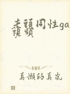 老头同性gay视频