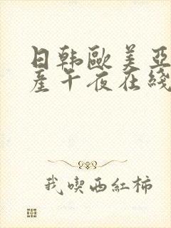 日韩欧美亚洲国产午夜在线