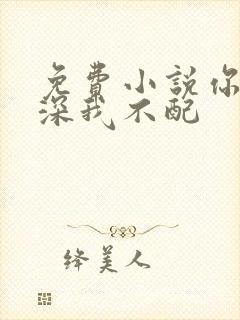 免费小说你的情深我不配