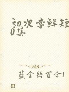 初次尝鲜短剧80集