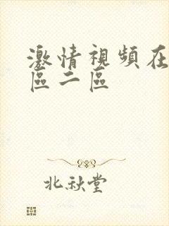 激情视频在线一区二区