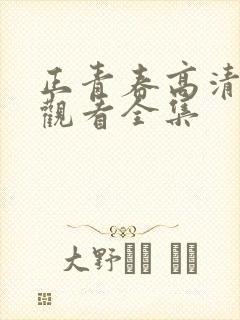 正青春高清免费观看全集