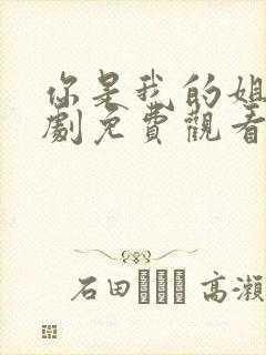 你是我的姐妹韩剧免费观看封面